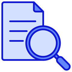 Review Blue Color Icon