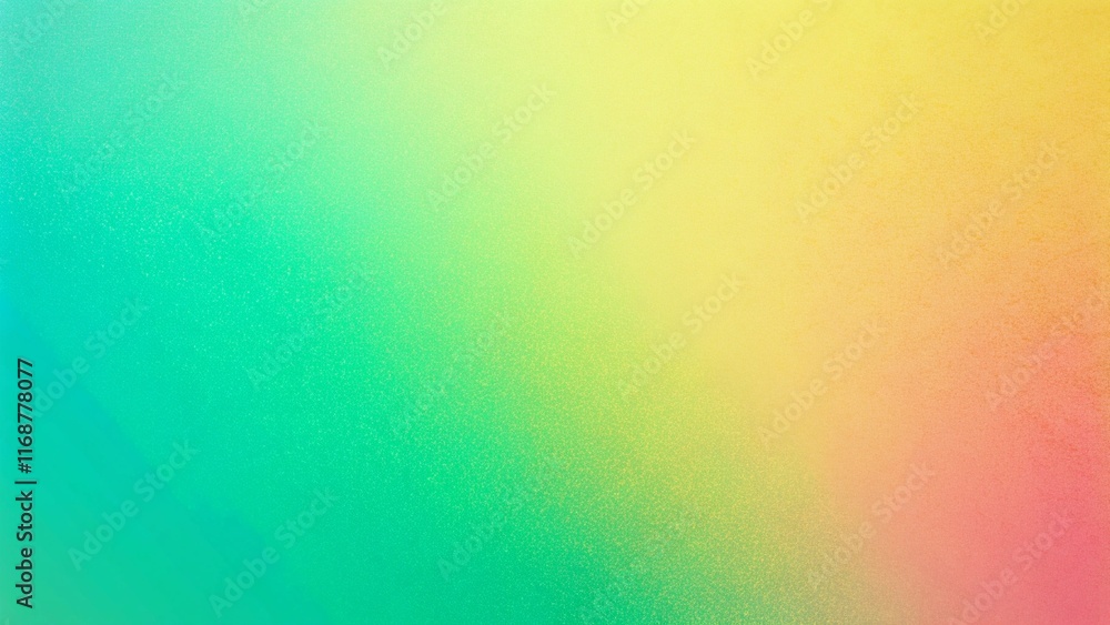 Poster design a minimalist background featuring a soft noise effect. incorporate bright and tropical colors