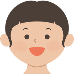 Obraz premium 웃는 어린이 얼굴