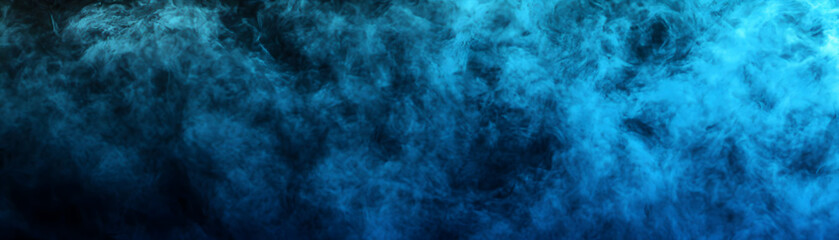 Obraz premium Blue Smoke Abstract Background Image