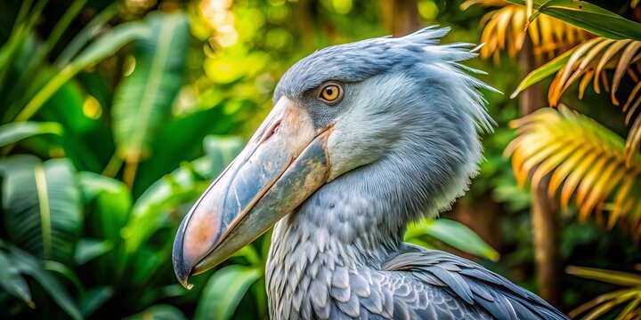 Majestic Shoebill Stork at Pairi Daiza, Belgium - Wildlife Photography