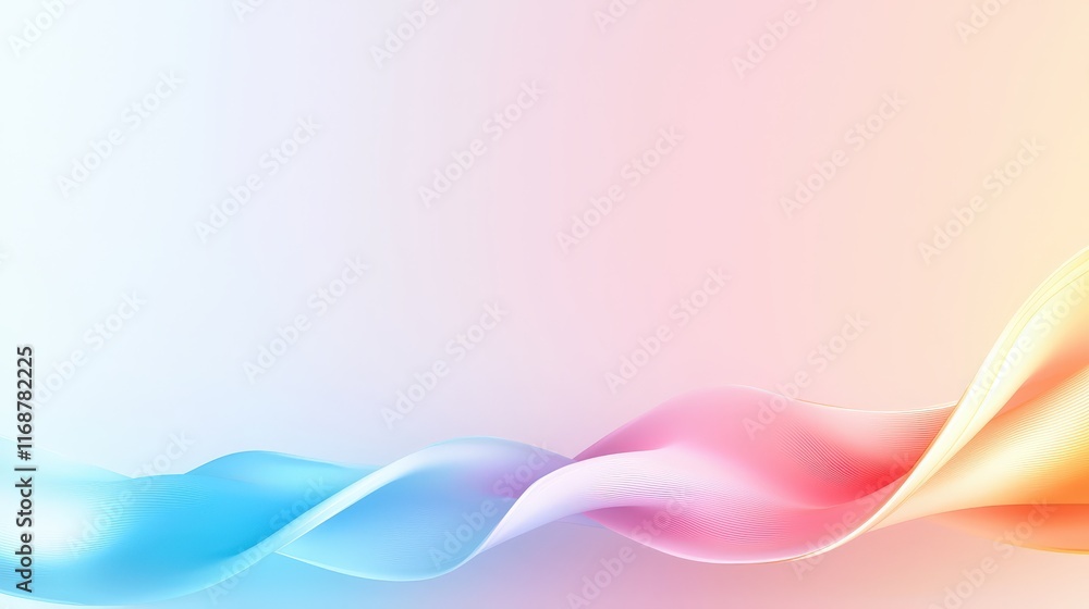 Poster smooth gradient background transitioning from a light pastel color to a darker shade, resembling pla