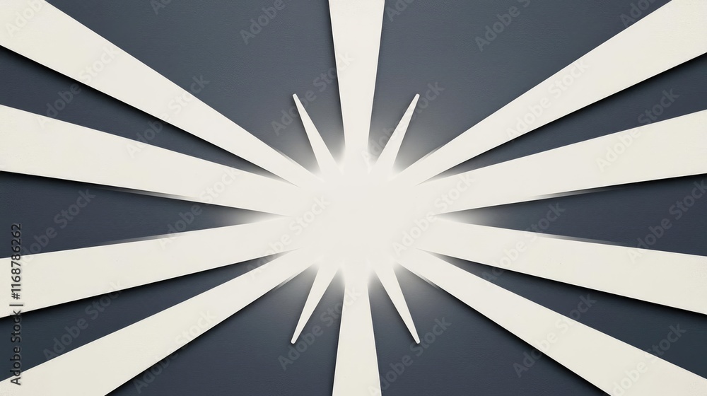 Poster burst abstract background concept. abstract burst of light with dynamic rays in a modern style backg