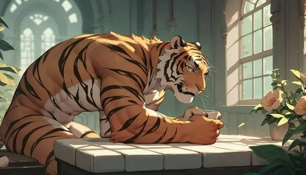 동물의 왕 호랑이