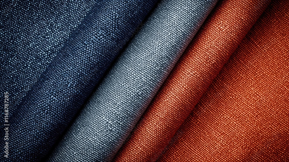 Poster grungy abstract background idea. close-up of textured fabric in varying colors showcasing rich and d