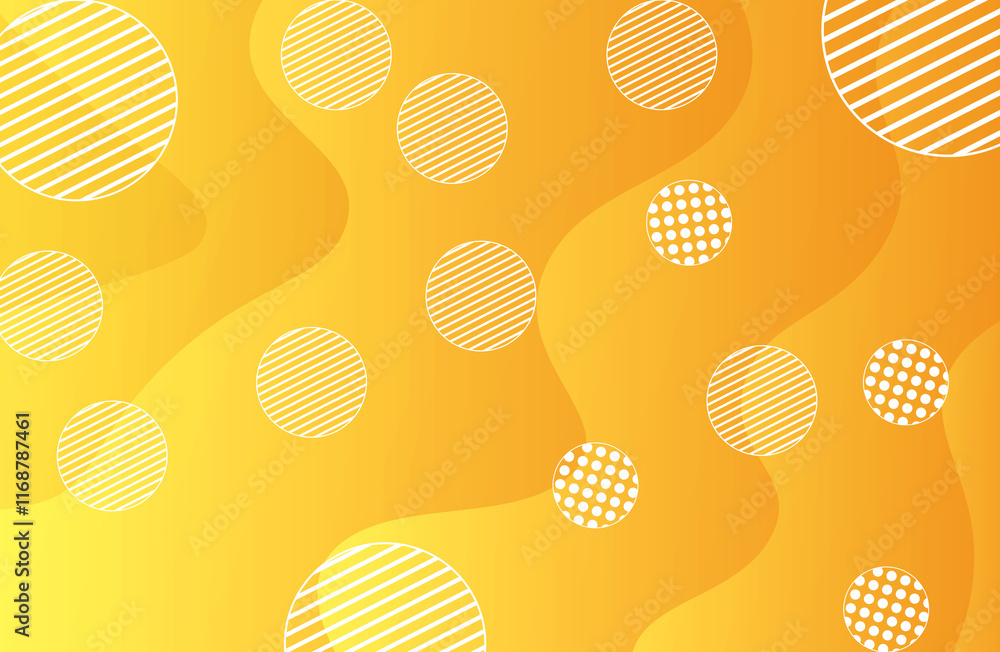 Poster abstract geometric background gradient circles and lines . simple decor patterns, seamless texture, 