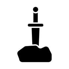 Sword glyph icon