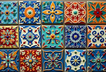 Vibrant Spanish Ceramic Tiles: A Kaleidoscope of Colorful Patterns and Designs for Your Home Decor Needs