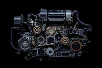 Fototapeta premium Intricate Automotive Engine Mechanism