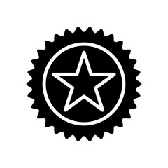 Service Award glyph icon