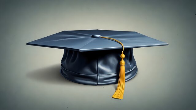 graduation cap and diploma