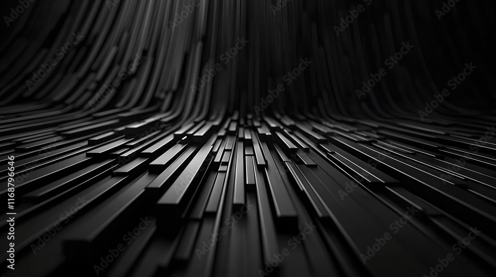 Poster burst abstract background concept. abstract black textured landscape of flowing lines and shapes for