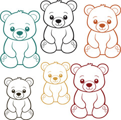 Kid Bear Illustration - Cute and Playful Animal Vector Art