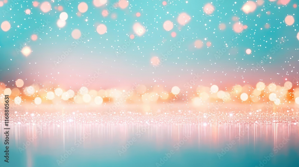Poster galaxy abstract background idea. a serene background featuring soft colors and gentle bokeh lights f