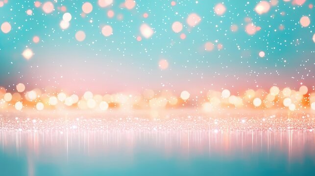Galaxy abstract background idea. A serene background featuring soft colors and gentle bokeh lights for a calming atmosphere.