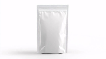 Mockup Coffee bag on white background. Packaging template mockup
