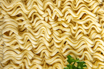 instant noodles raw fast food fresh tasty food dish delicious gourmet food background on the table rustic food top view copy space