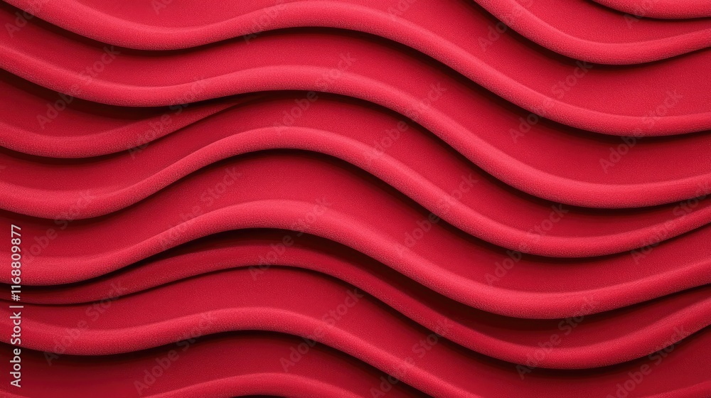Poster velvet abstract background concept. stylish red wave pattern for modern designs and creative project