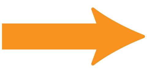 Red arrow icon. Straight long left vector arrow icon.