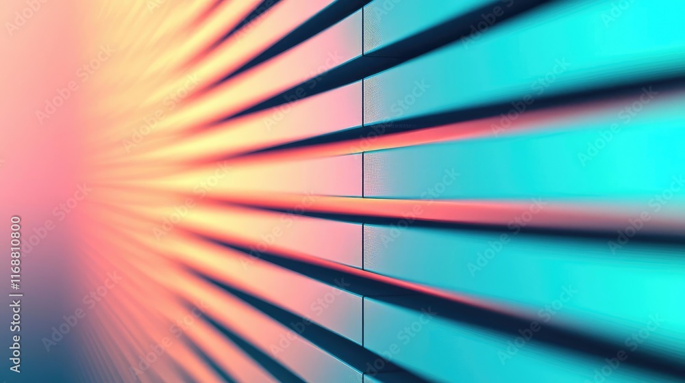 Poster grid abstract background concept. vibrant abstract lines create a modern, colorful visual effect.