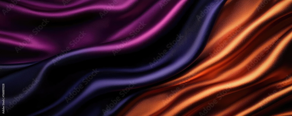 Poster velvet abstract background concept. abstract silk fabric texture with rich colors and smooth flowing