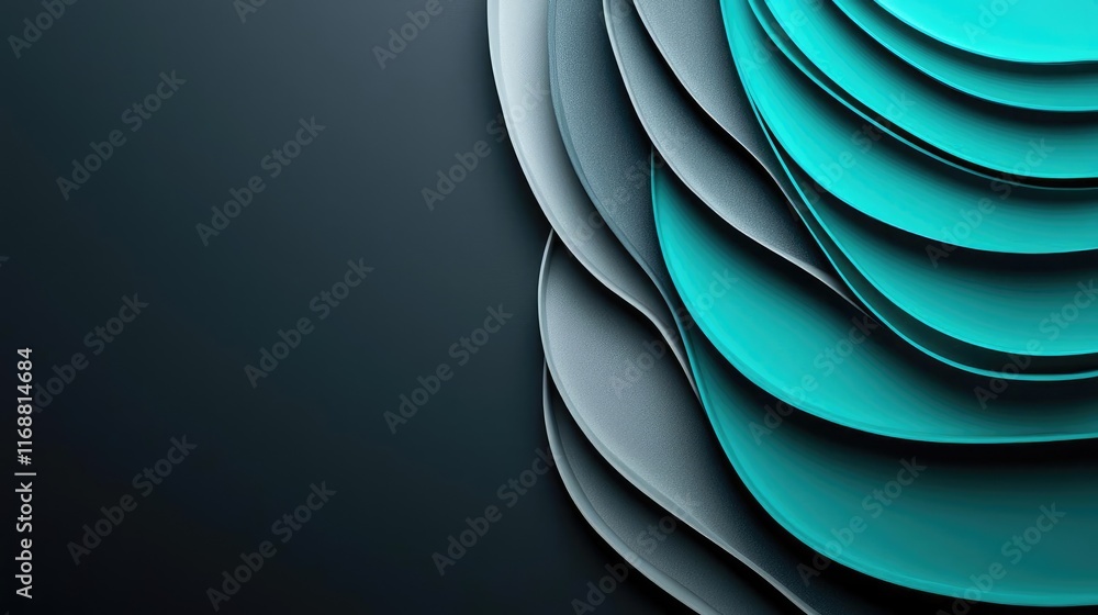 Poster chalkboard abstract background idea. abstract design featuring layered shapes in shades of blue and 