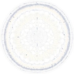 "Intricate Floral Mandala Engraving Design with Elegant Symmetrical Patterns for Ceramic Products, Home Decor, Pottery, and Artisan Craft Projects"