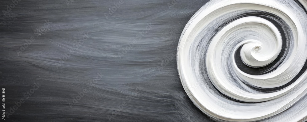 Poster chalkboard abstract background idea. abstract swirl design on a textured gray background, ideal for 