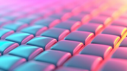 Fototapeta premium Grid abstract background concept. A vibrant abstract texture featuring colored blocks in blue and pink hues.