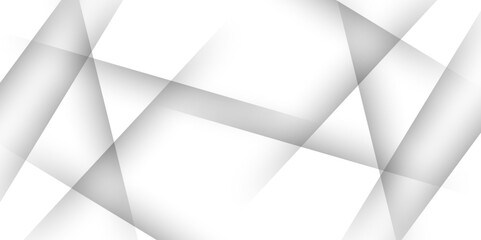 Obraz premium Abstract geometric white and gray color background. Minimal geometric white light background. design for brochure, website, flyer. Geometric gray wallpaper for certificate, presentation, landing page