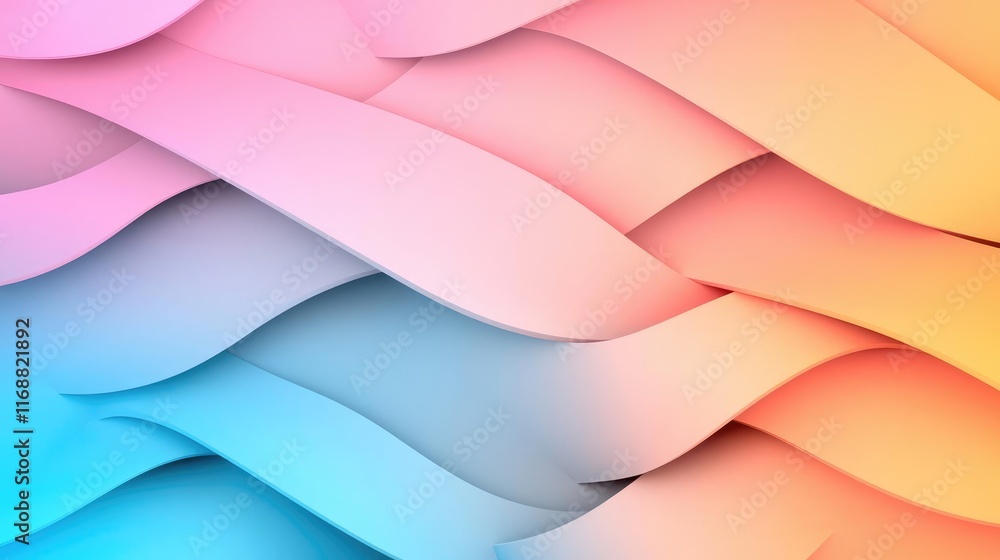 Poster grid abstract background concept. abstract wave background in soft pastel colors for modern design p
