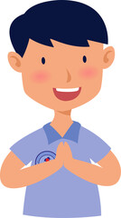 village health volunteer thailand character