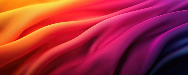 Fototapeta premium Velvet abstract background concept. Vibrant waves of fabric showcasing stunning colors and smooth textures.