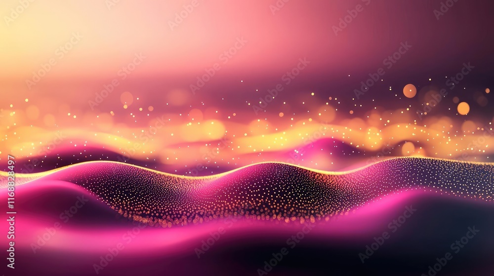 Poster velvet abstract background concept. abstract flowing waves with vibrant colors and a dreamlike appea