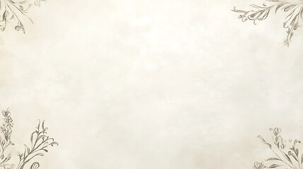 Obraz premium Elegant Floral Design On Beige Background