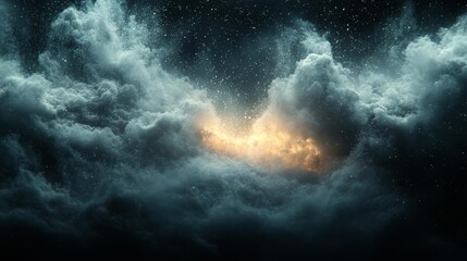 Hail Special Effect on Solid Black Background for Chromakey Overlay. Generative AI