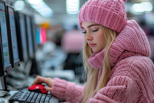 they could be working from home, conducting remote work, or carrying out office duties