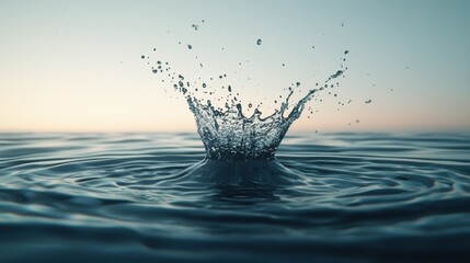 Water splashing action ocean surface photography calm environment aerial view fluid dynamics