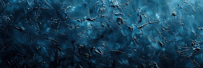 Grunge Background Texture with Deep Blue Hues and Subtle Patterns for Creative Design and Art Projects