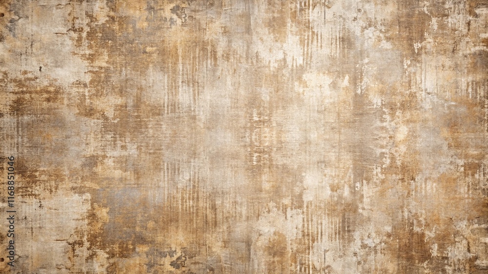 Poster design a minimalist background with rustic tones. combine muted browns, sepias, and soft grays, with