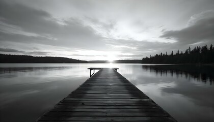 Fototapeta premium pier in the morning