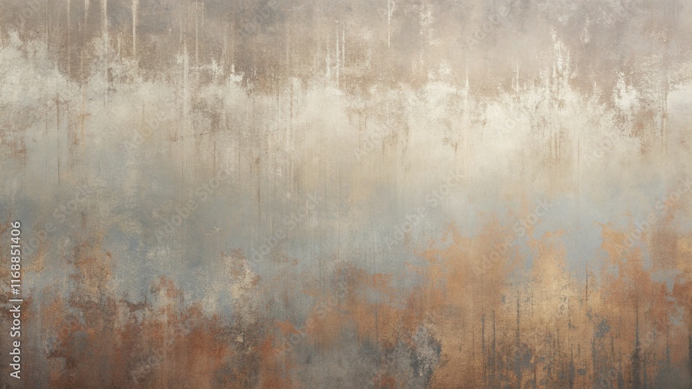 Aufkleber design a minimalist background with rustic tones. combine muted browns, sepias, and soft grays, with