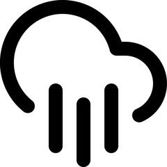 Cloud rain design element