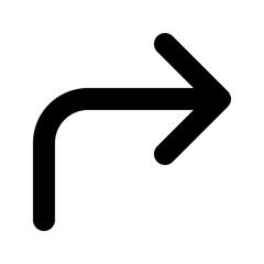 Corner up right design element