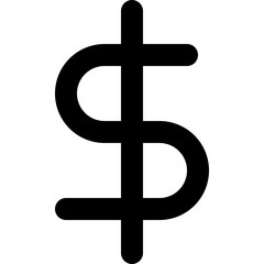 Dollar sign design element