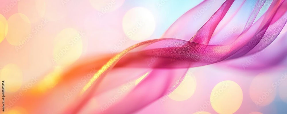 Poster ink abstract background idea. a vibrant swirl of colorful smoke with a dreamy background of soft bok