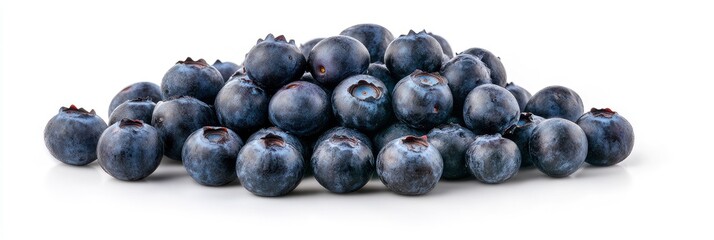 closeup of a pile of fresh blueberries background