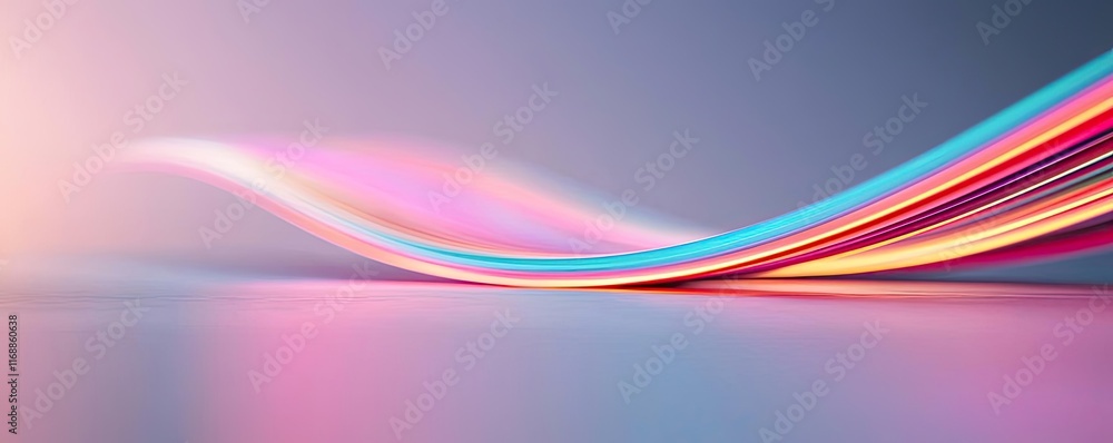 Aufkleber rainbow abstract background idea. abstract colorful wave design with smooth gradients and vibrant hu