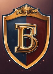 golden shield with a symbol of the world