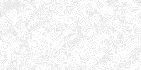 Obraz premium Abstract black and white topographic contours lines of mountains. Topography map art curve drawing. vector illustration Topography map art curve drawing.
